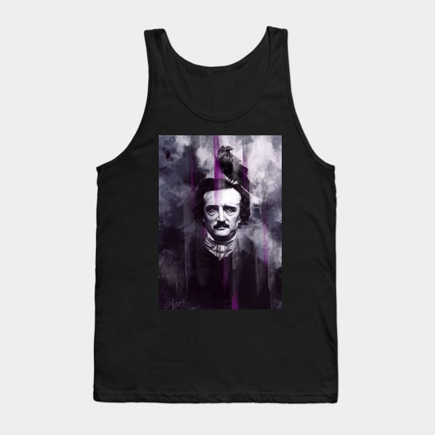 Edgar Allan Poe Tank Top by dmitryb1